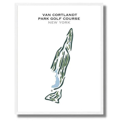 Van Cortlandt Park Golf Course, New York - Printed Golf Courses