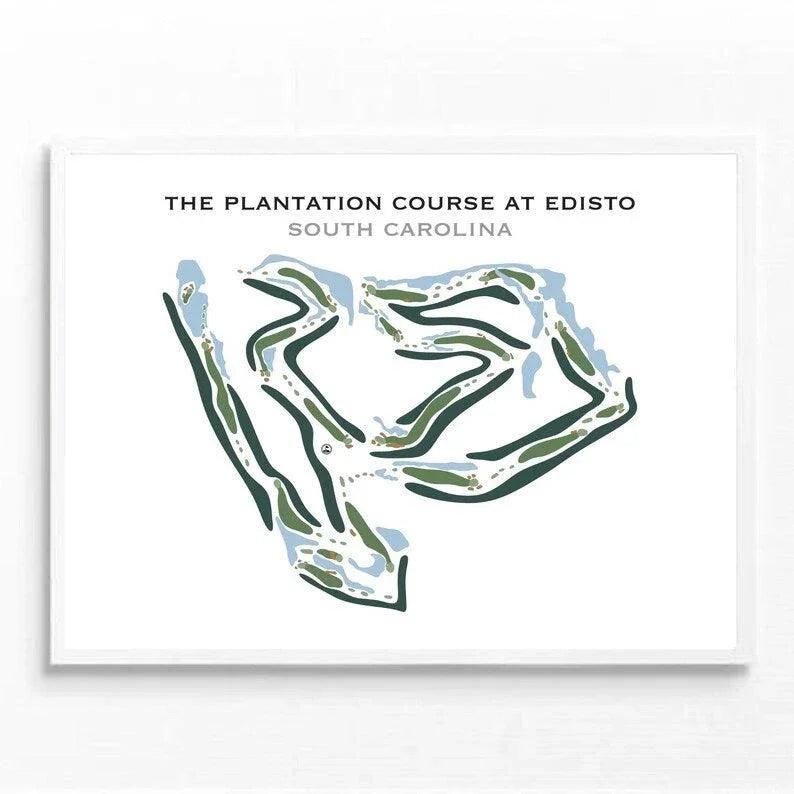 The Plantation Course at Edisto, South Carolina - Printed Golf Courses