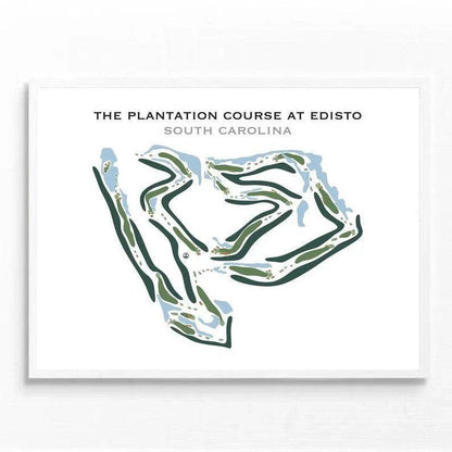 The Plantation Course at Edisto, South Carolina - Printed Golf Courses