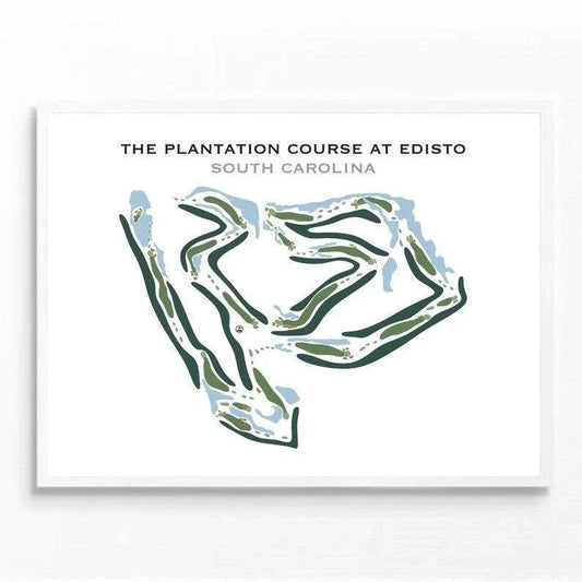 The Plantation Course at Edisto, South Carolina - Printed Golf Courses