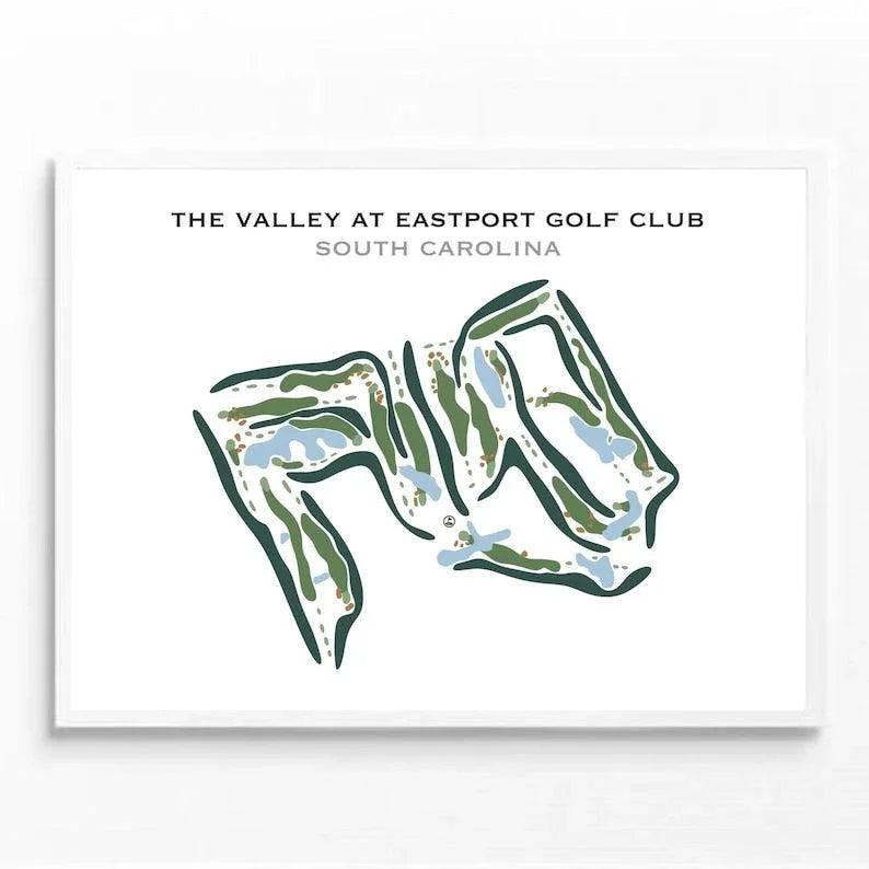 The Valley at Eastport Golf Club, South Carolina - Printed Golf Courses