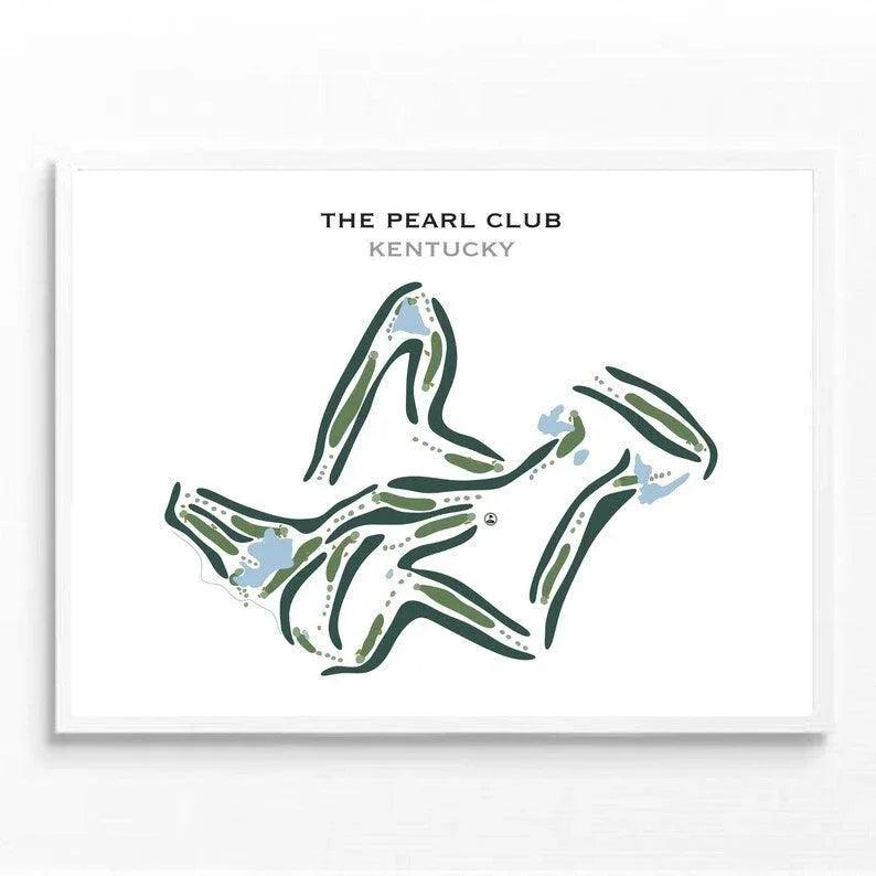 The Pearl Club, Kentucky - Printed Golf Courses
