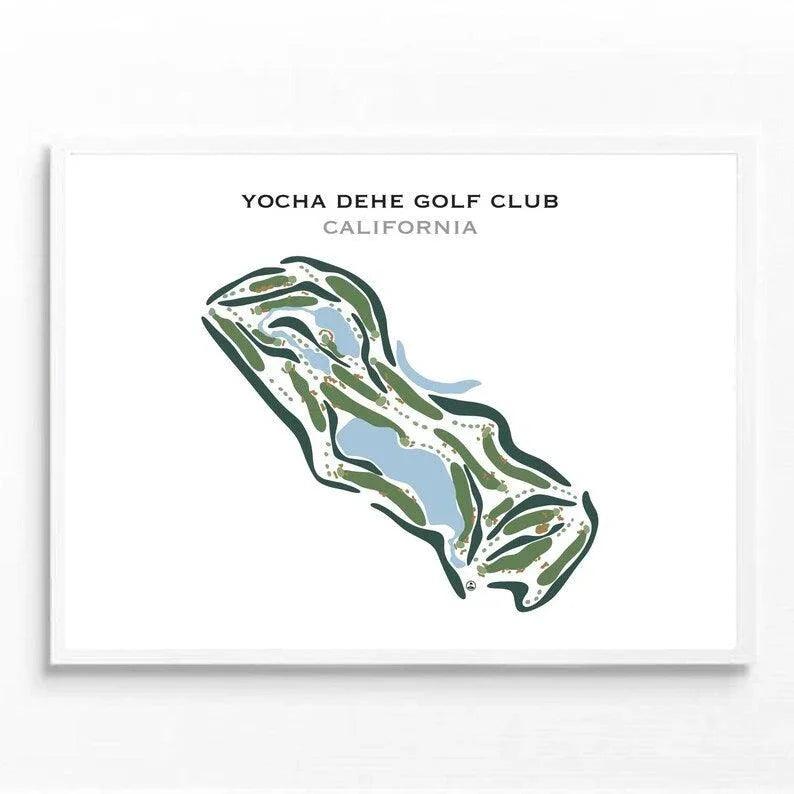 Yocha Dehe Golf Club, California - Printed Golf Courses