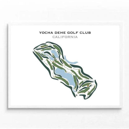 Yocha Dehe Golf Club, California - Printed Golf Courses