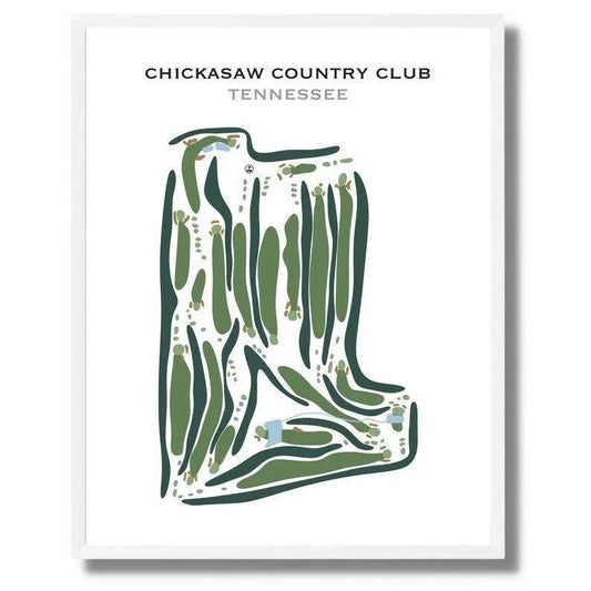 Chickasaw Country Club, Tennessee - Printed Golf Courses