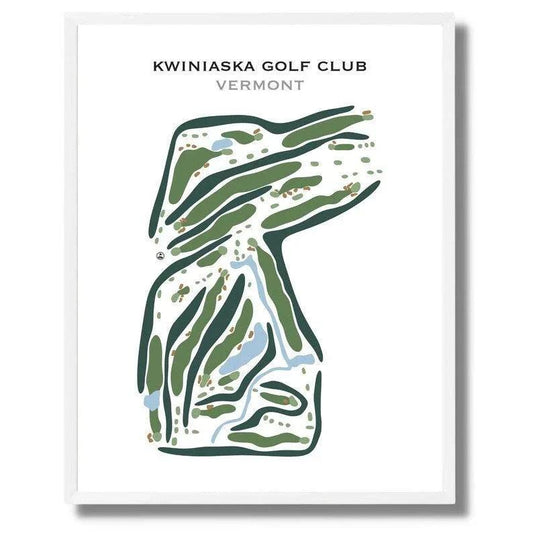 Kwiniaska Golf Club, Vermont - Printed Golf Courses