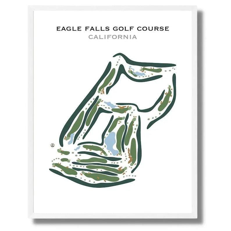 Eagle Falls Golf Course, California - Printed Golf Courses