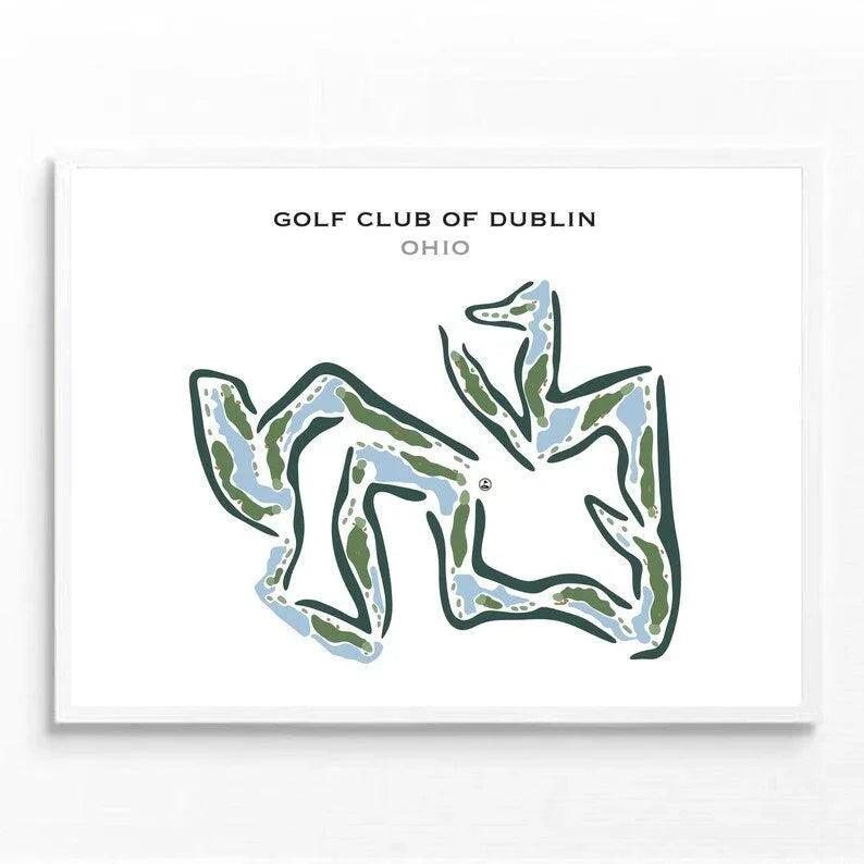 Golf Club of Dublin, Ohio - Printed Golf Courses