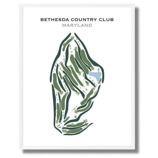 Bethesda Country Club, Maryland - Printed Golf Courses