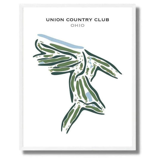 Union Country Club, Ohio - Printed Golf Courses
