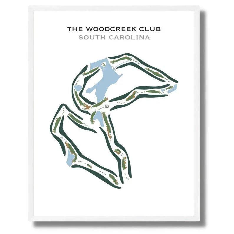 The Woodcreek Club, South Carolina - Printed Golf Courses