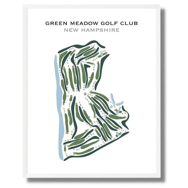 Green Meadow Golf Club, New Hampshire - Printed Golf Courses