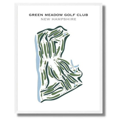 Green Meadow Golf Club, New Hampshire - Printed Golf Courses
