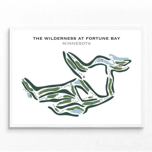 The Wilderness at Fortune Bay, Minnesota - Printed Golf Courses
