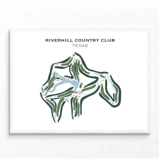 Riverhill Country Club, Texas - Printed Golf Courses