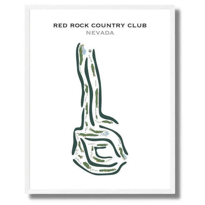 Red Rock Country Club, Nevada - Printed Golf Courses
