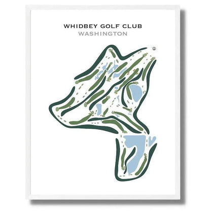 Whidbey Golf Club, Washington - Printed Golf Courses
