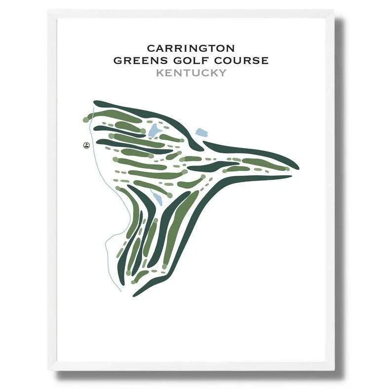 Carrington Greens Golf Course, Kentucky - Printed Golf Courses