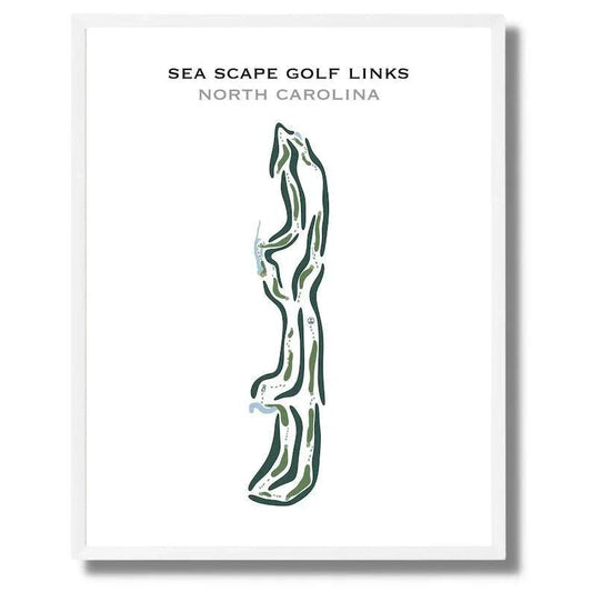 Sea Scape Golf Links, North Carolina - Printed Golf Courses