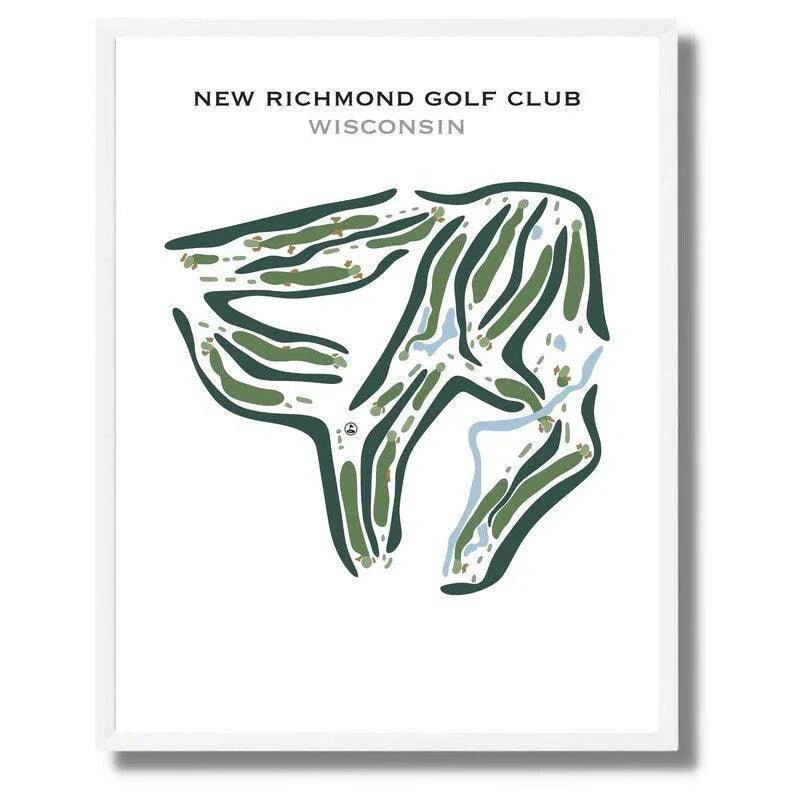 New Richmond Golf Club, Wisconsin - Printed Golf Courses