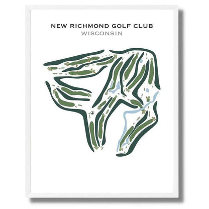 New Richmond Golf Club, Wisconsin - Printed Golf Courses