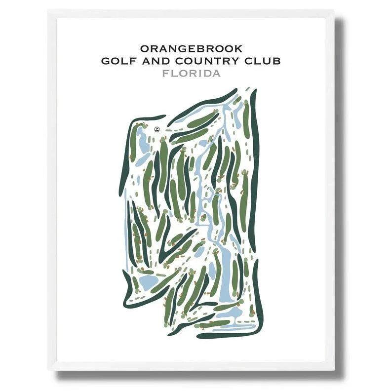 Orangebrook Golf & Country Club, Florida - Printed Golf Courses