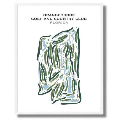 Orangebrook Golf & Country Club, Florida - Printed Golf Courses