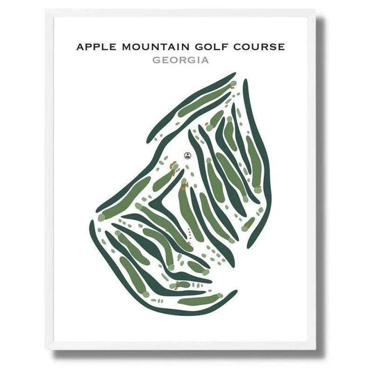 Apple Mountain Golf Course, Georgia - Printed Golf Courses