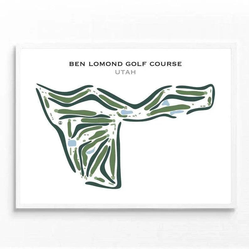 Ben Lomond Golf Course, Utah - Printed Golf Courses