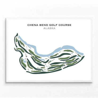 Chena Bend Golf Course, Alaska - Printed Golf Courses