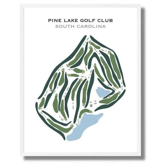 Pine Lake Golf Club, South Carolina - Printed Golf Courses
