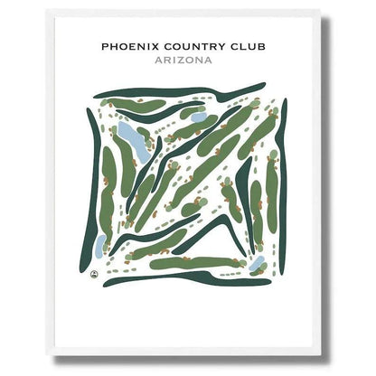 Phoenix Country Club, Arizona - Printed Golf Courses