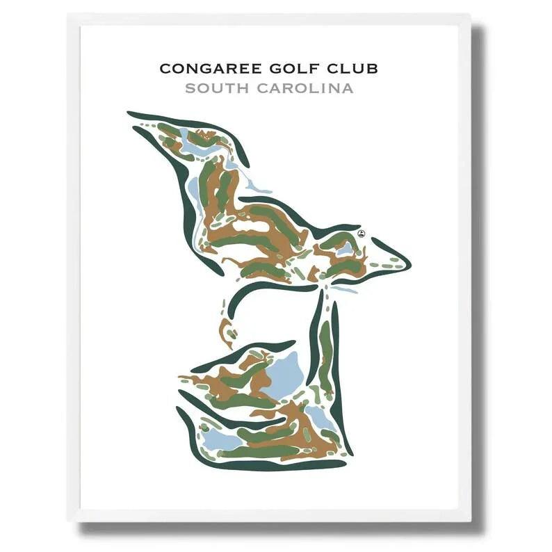 Congaree Golf Club, South Carolina - Printed Golf Courses
