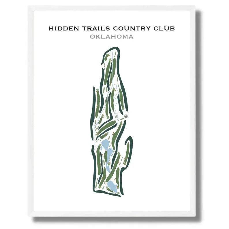 Hidden Trails Country Club, Oklahoma - Printed Golf Courses