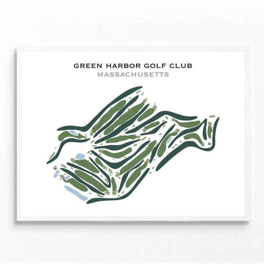 Green Harbor Golf Club, Massachusetts - Printed Golf Courses