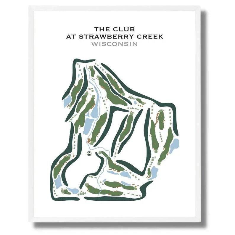 The Club at Strawberry Creek, Wisconsin - Printed Golf Courses