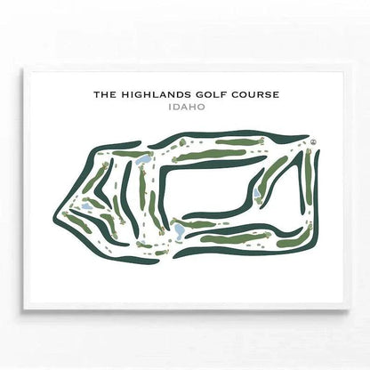 The Highlands Golf Course, Idaho - Printed Golf Courses