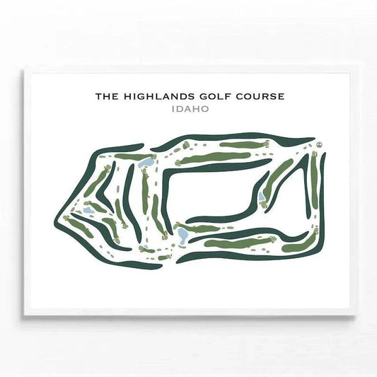 The Highlands Golf Course, Idaho - Printed Golf Courses
