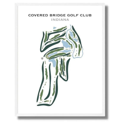 Covered Bridge Golf Club, Indiana - Printed Golf Courses