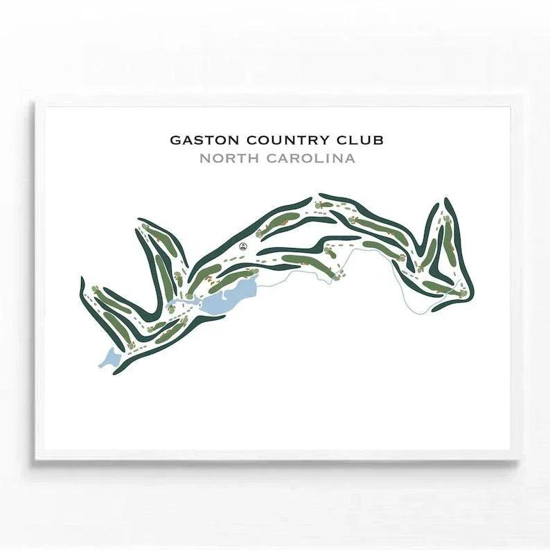 Gaston Country Club, North Carolina - Printed Golf Courses