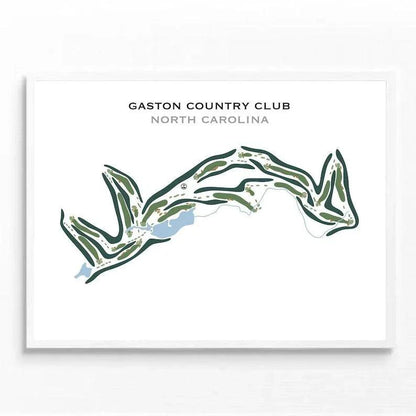 Gaston Country Club, North Carolina - Printed Golf Courses