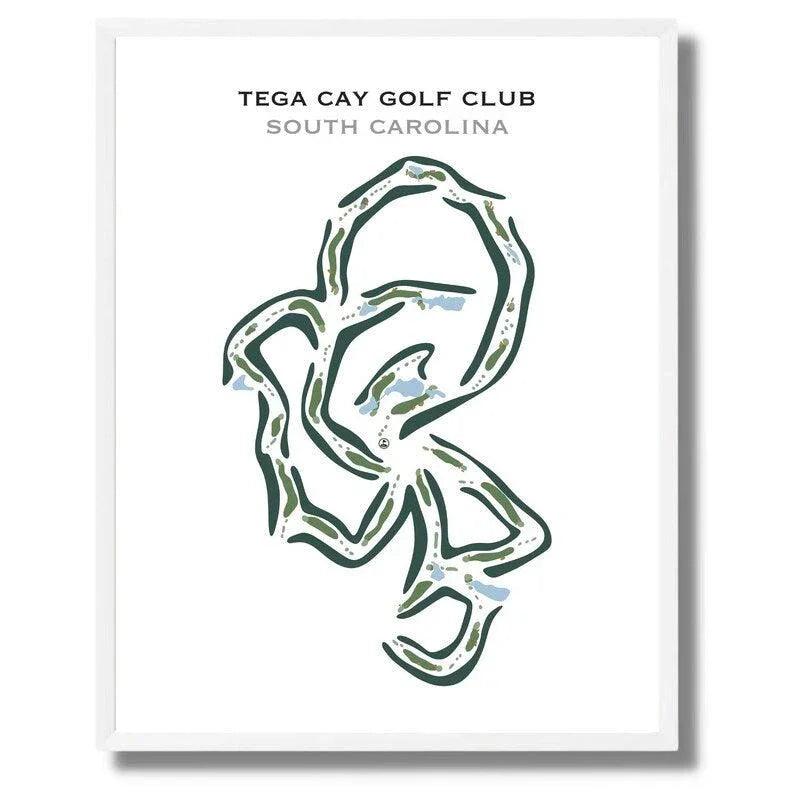 Tega Cay Golf Club, South Carolina - Printed Golf Courses