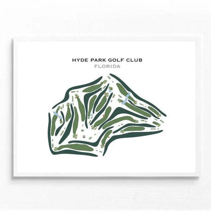 Hyde Park Golf Club, Florida - Printed Golf Courses