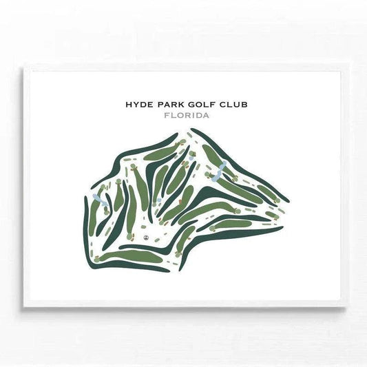 Hyde Park Golf Club, Florida - Printed Golf Courses