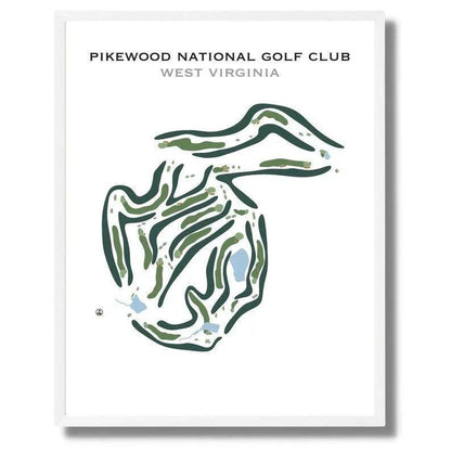 Pikewood National Golf Club, West Virginia - Printed Golf Courses