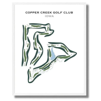 Copper Creek Golf Club, Iowa - Printed Golf Courses