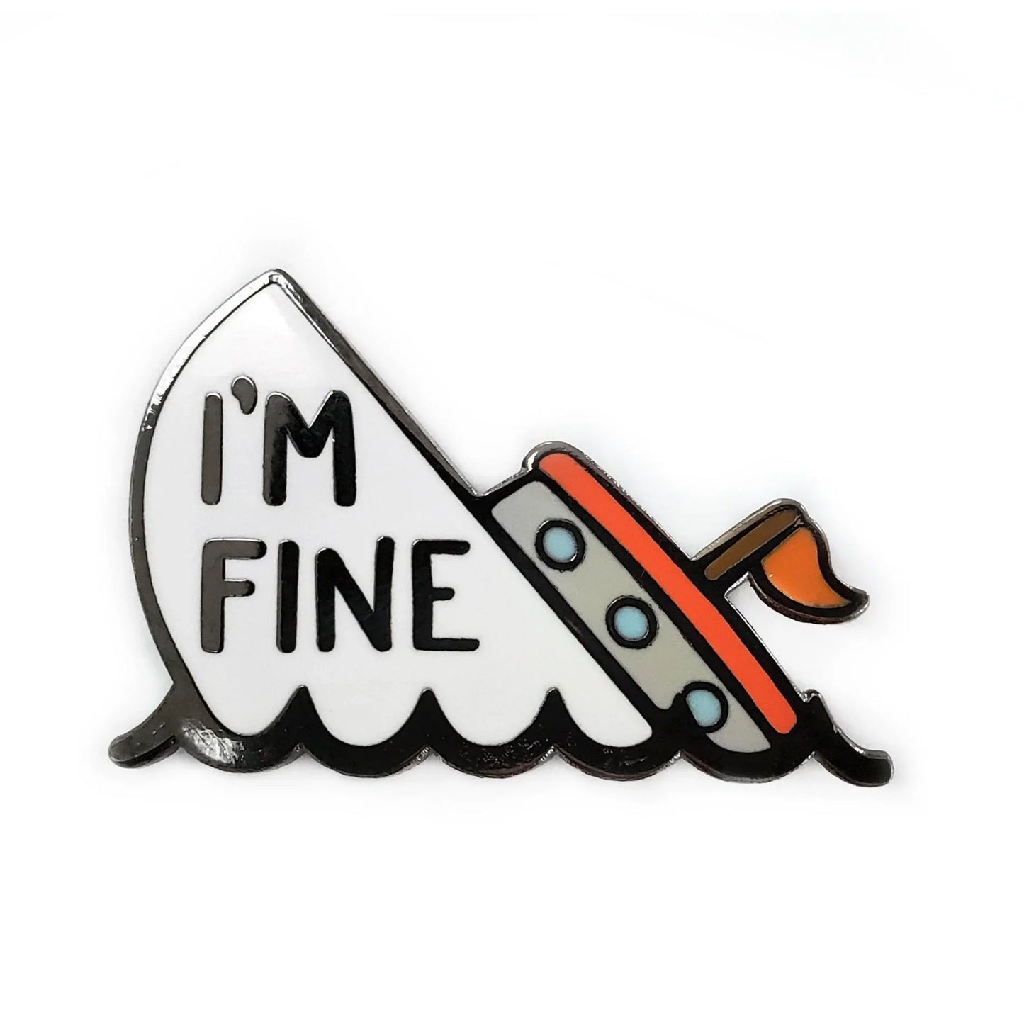 I'm Fine Boat Golf Ball Marker - GOLF LEAGUE