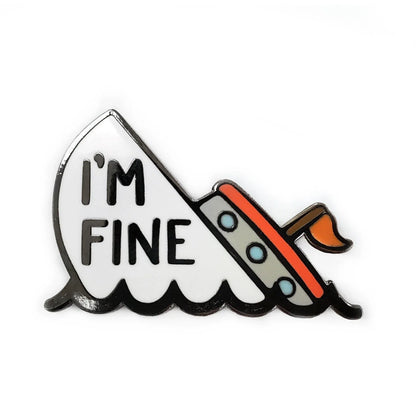 I'm Fine Boat Golf Ball Marker - GOLF LEAGUE