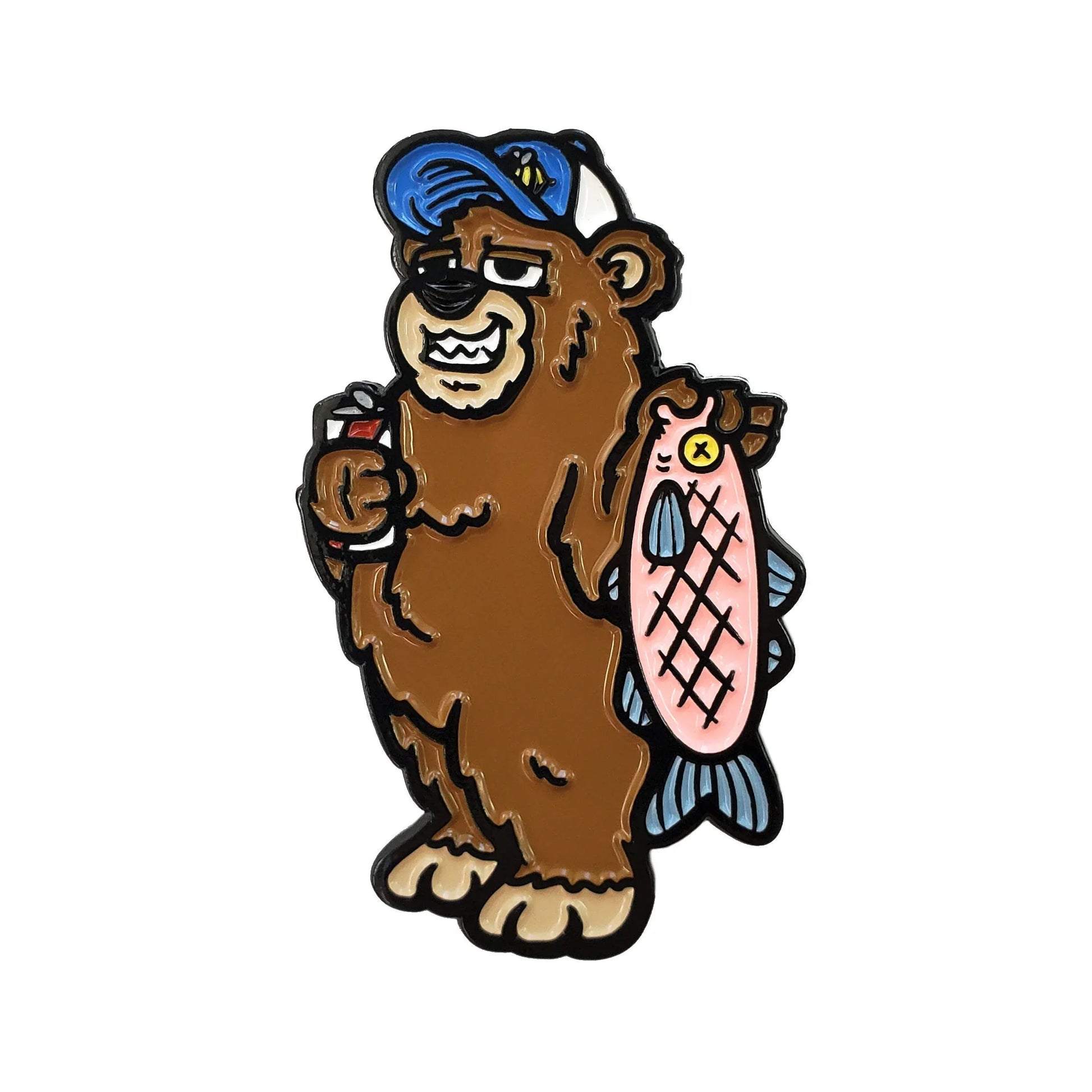 Fishing Bear Golf Ball Marker - GOLF LEAGUE