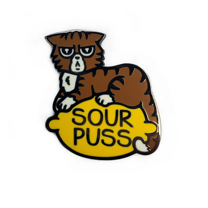 Sourpuss Cat Golf Ball Marker - GOLF LEAGUE